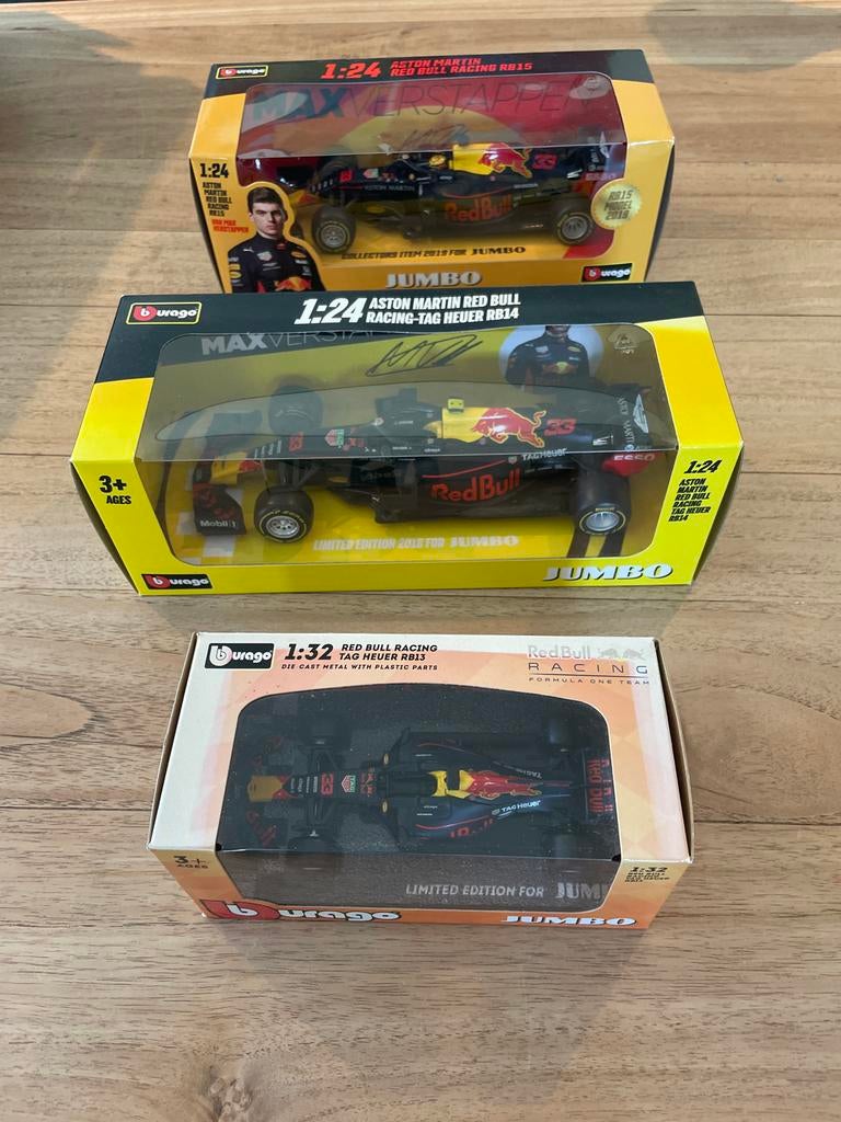 Max Verstappen Jumbo modelauto's, Overige merken, Auto, 1:32 tot 1:50, Nieuw