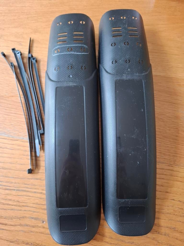 Brede zwarte spatborden voor fiets, Fietsen en Brommers, Ophalen of Verzenden, Nieuw, Spatbord, Kunststof