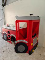 Handgemaakt Brandweerwagen Bed - Hoogslaper/Stapelbed, Ophalen, 85 tot 100 cm, Hoogslaper of Stapelbed, Zo goed als nieuw