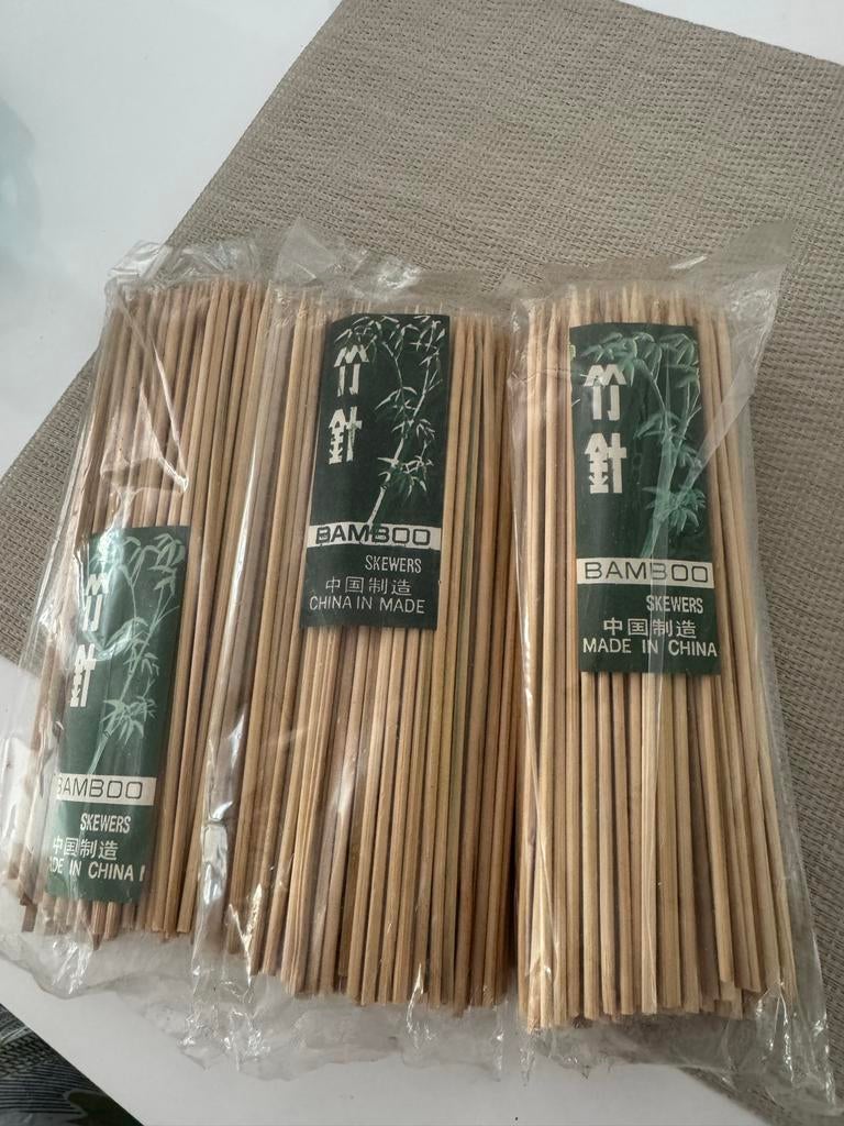 Bamboe Spiesjes sate stokjes, Ophalen of Verzenden, Nieuw