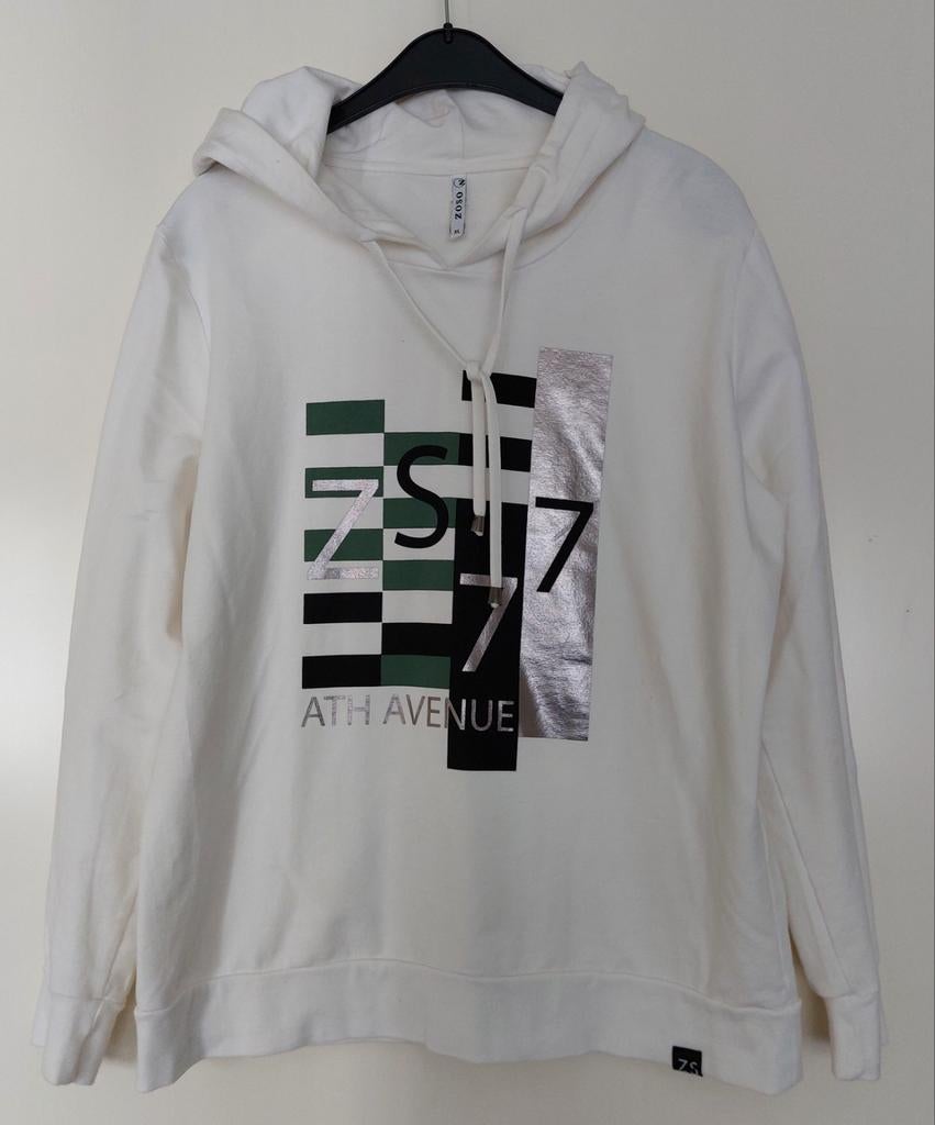 Zoso hoody ecru XL met leuke print, Kleding | Dames, Truien en Vesten, Beige, Maat 42/44 (L), Ophalen of Verzenden, Zo goed als nieuw