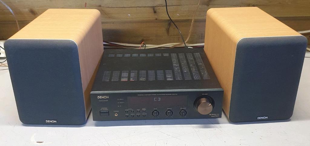 Denon receiver dra-f100 + denon speakers sc-m53