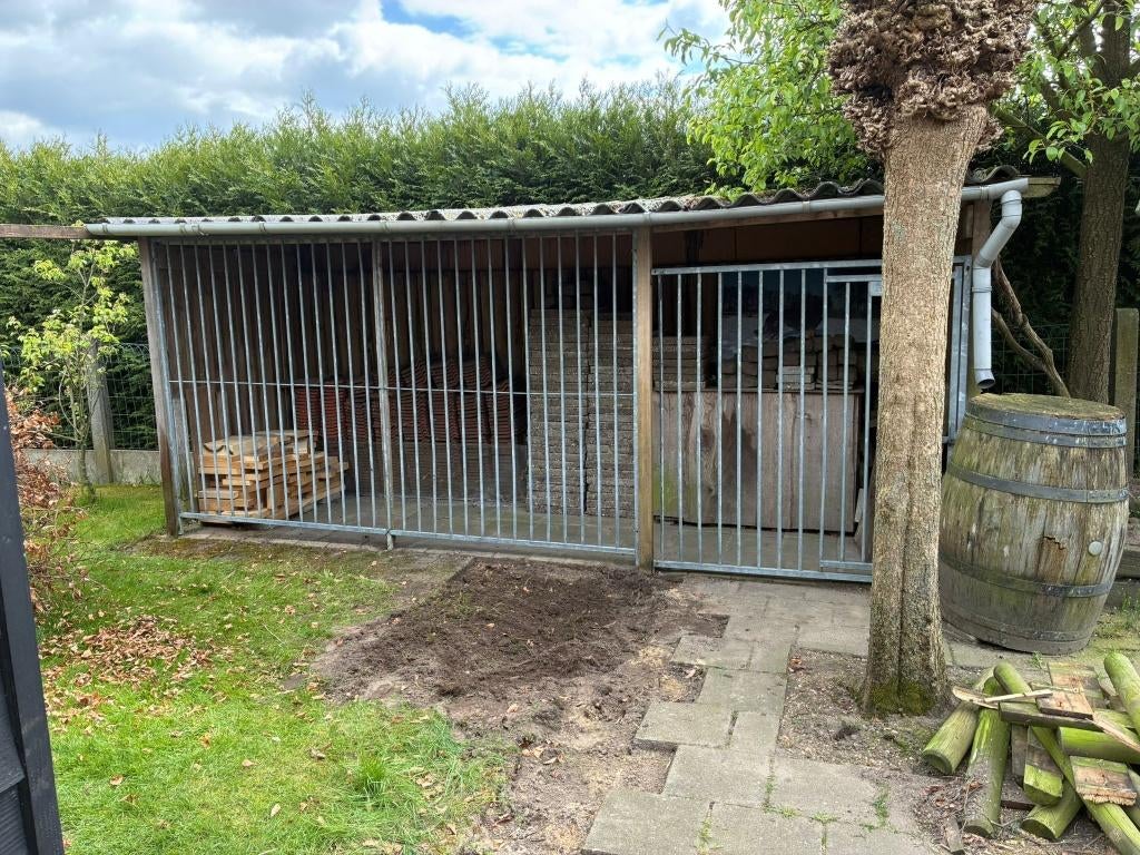 Kennelpanelen/Buitenkennel hekken, Dieren en Toebehoren, Hondenhokken, Ophalen, Hondenkennel, 100 cm of meer, 110 cm of meer