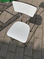 Formica stoel 1 stuk, Huis en Inrichting, Stoelen, Ophalen, Gebruikt, Grijs, Eén