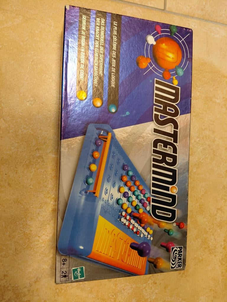 Mastermind Bordspel - Kraak de code!, Een of twee spelers, Ophalen of Verzenden, Gebruikt, Parker