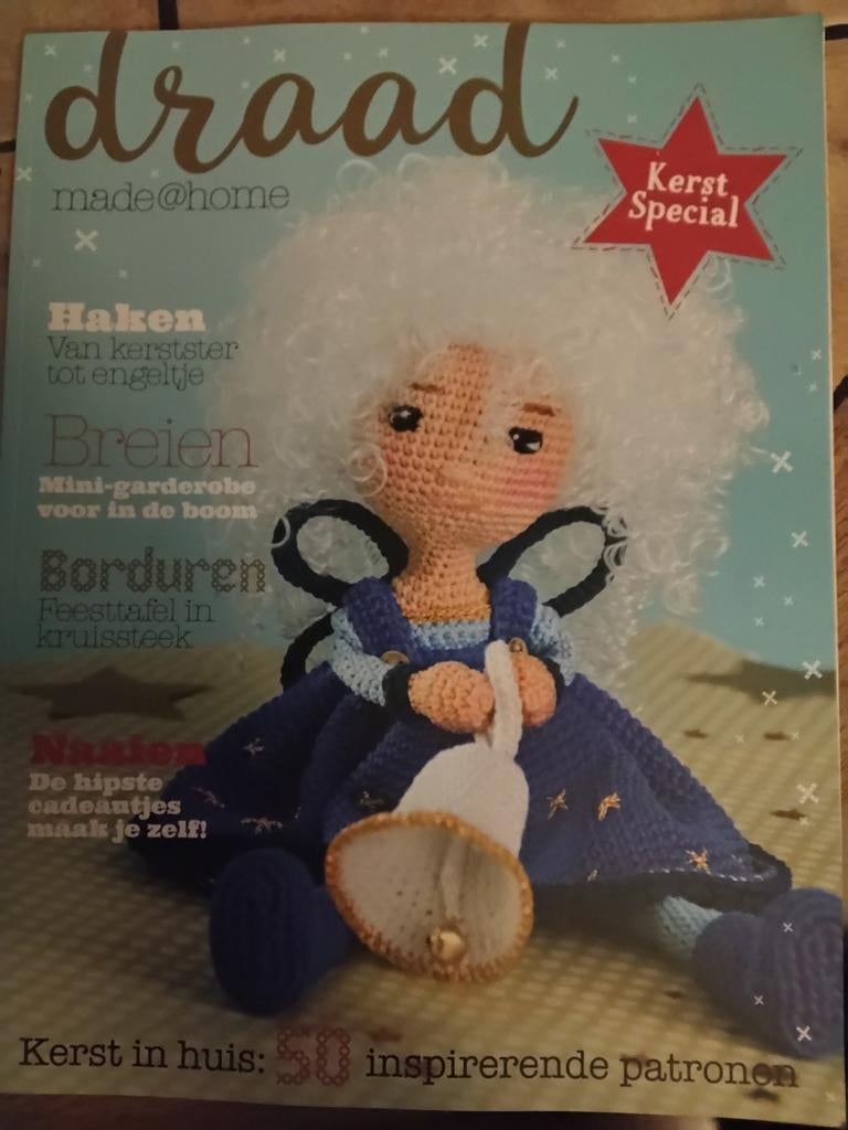 DRAAD, voor haken, breien, borduren en naaien, Ophalen of Verzenden, Zo goed als nieuw, Breien of Haken, Patroon of Boek