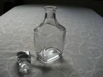 Glazen karaf met stop hoogte 26 cm, Ophalen of Verzenden, Zo goed als nieuw, Overige typen