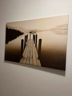 IKEA schilderij taupe beige pier, Ophalen, Gebruikt, 50 tot 75 cm, Schilderij