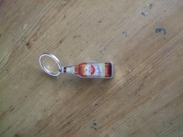 Amstel opener / sleutelhanger (nr.6), Ophalen of Verzenden, Nieuw, Flesopener, Amstel