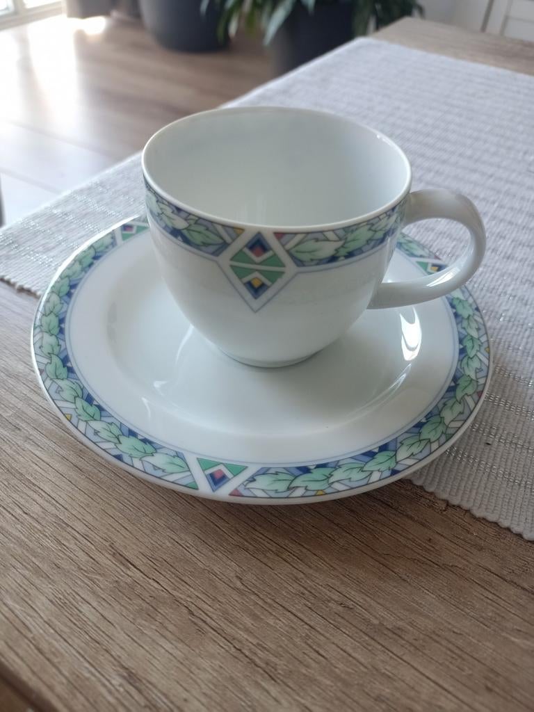 Kop en schotel arzberg servies Albert Heijn, Huis en Inrichting, Ophalen of Verzenden, Zo goed als nieuw, Overige stijlen, Kop(pen) en/of Schotel(s)