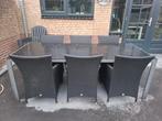 T.E.A.B. loungeset/eettafel voor in de tuin/balkon/terras, Ophalen, Gebruikt, Kunststof, Eettafel