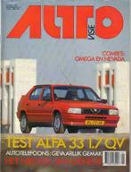 Autovisie 6 1987 : Alfa Romeo 33 1.7 QV - Mercedes Benz SL, Ophalen of Verzenden, Gelezen, Algemeen