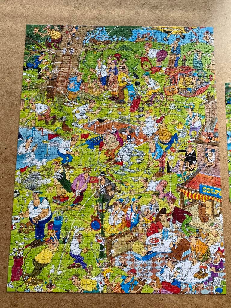 Jan van Haasteren., Ophalen, 500 t/m 1500 stukjes, Zo goed als nieuw