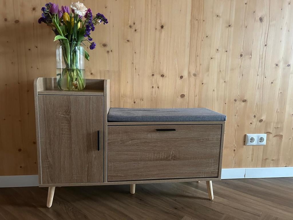 Schoenenkast, Klassieke, 25 tot 50 cm, Overige houtsoorten, Gebruikt