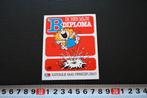 sticker zwemmen strip rob gorter ik heb mijn B diploma, Verzamelen, Ophalen, Zo goed als nieuw