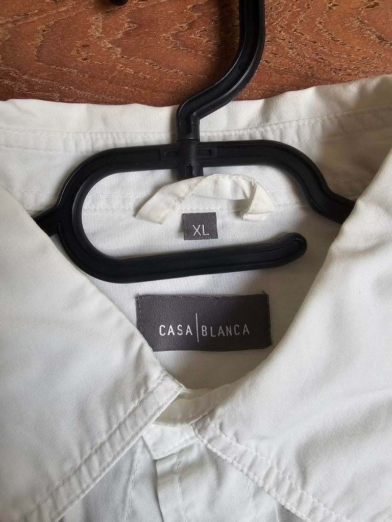 Witte Blouse korte mouw, Kleding | Heren, Grote Maten, Ophalen, Zo goed als nieuw, Wit, Shirt