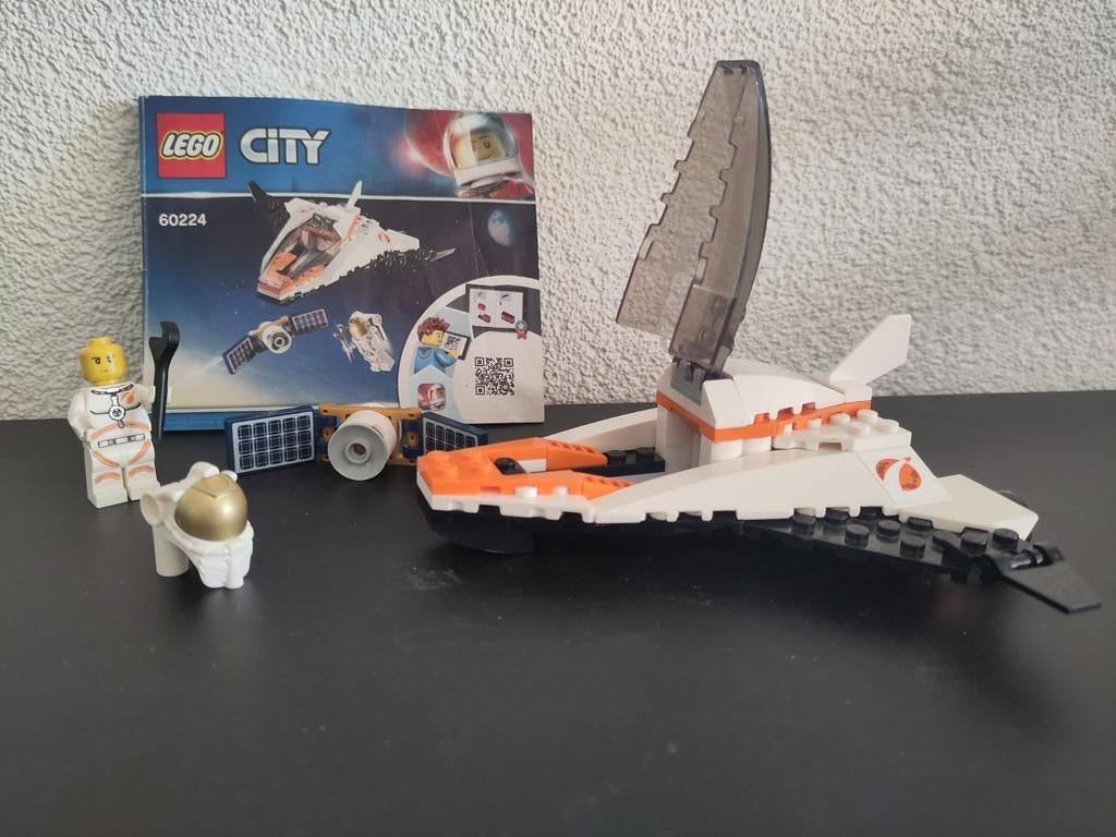 LEGO City Ruimtevaart Set 60224 Ruimteshuttle Astronaut, Compleet, City, Lego, Ophalen of Verzenden
