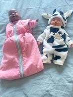 Babyborn poppen met slaapzak en koe-pakje, Ophalen of Verzenden, Gebruikt, Babypop