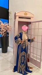 Takchita Marokkaanse jurk caftan te koop, Maat 38/40 (M), Overige typen, Blauw, Ophalen of Verzenden
