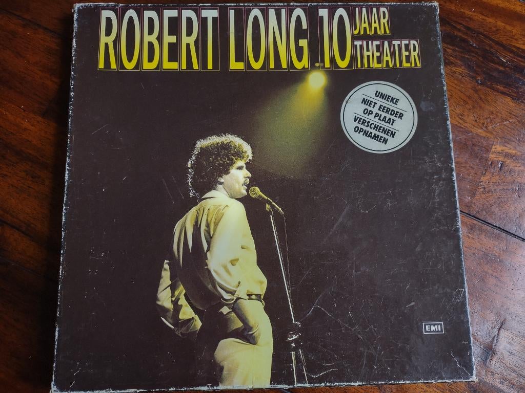 3 LP Box - Robert Long - 10 Jaar Theater, Ophalen of Verzenden, Zo goed als nieuw, 12 inch, Overige genres
