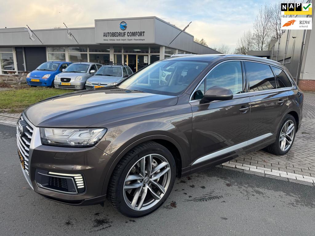 Audi Q7 3.0 TDI e-tron quattro Prem. Carplay|Pano|Luchtverin, Auto's, Audi, Bedrijf, Te koop, Q7, 4x4, ABS, Achteruitrijcamera