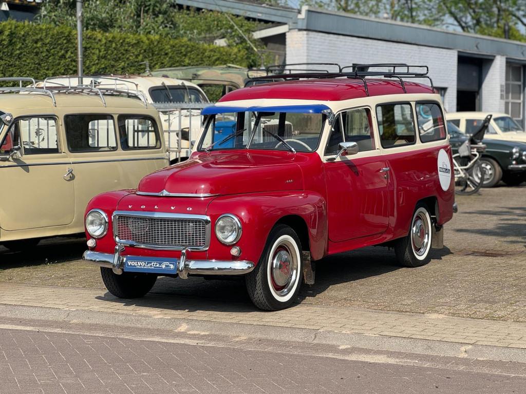 Volvo PV 445 Duett in prachtige kleurstelling en technische, Auto's, Gebruikt, Overige modellen, 4 stoelen, Leder en Stof