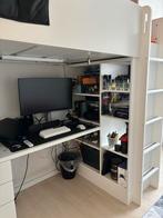 Ikea Smastad Hoogslaper met bureau en opbergruimte, 70 tot 120 cm, Ophalen of Verzenden, Zo goed als nieuw, 80 cm of meer