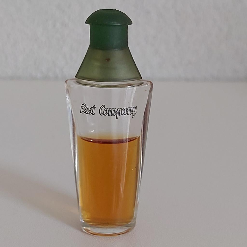 Halfvolle Parfum Best Company, Ophalen of Verzenden, Zo goed als nieuw, Miniatuur, Gevuld