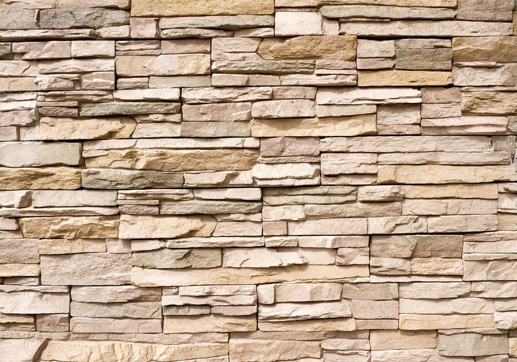 76 Muur Stenen Vlies Fotobehang 350x250cm Nieuw 3 maten, Ophalen of Verzenden, Nieuw