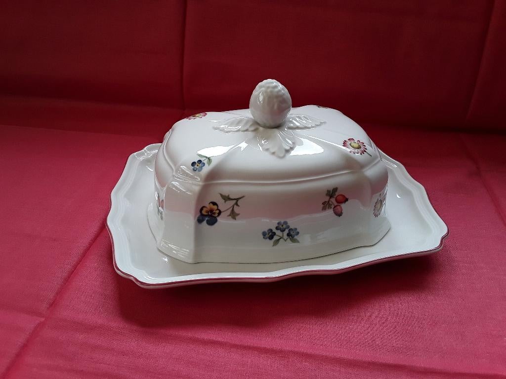 Botervloot Villeroy & Boch Petite Fleur, Verzenden, Overige typen, Zo goed als nieuw, Overige stijlen