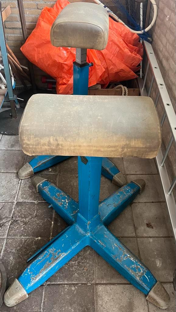 Vintage bokken (2 stuks), Sport en Fitness, Turnen, Gebruikt, Materiaal, Blauw, Ophalen