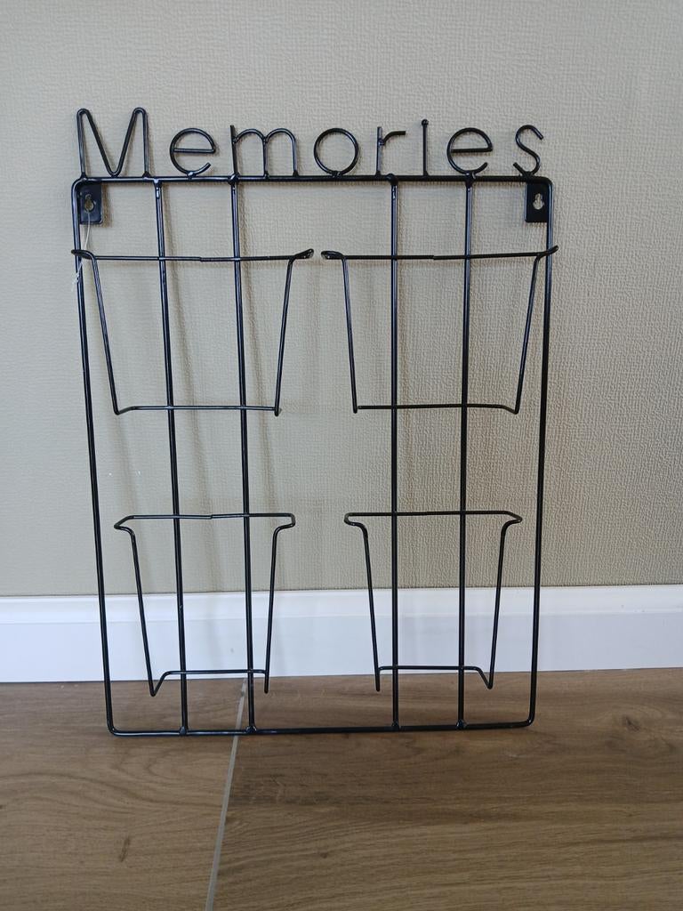 Zwart metalen kaartenrek 35 x 48 cm.  NIEUW, Ophalen of Verzenden, Nieuw