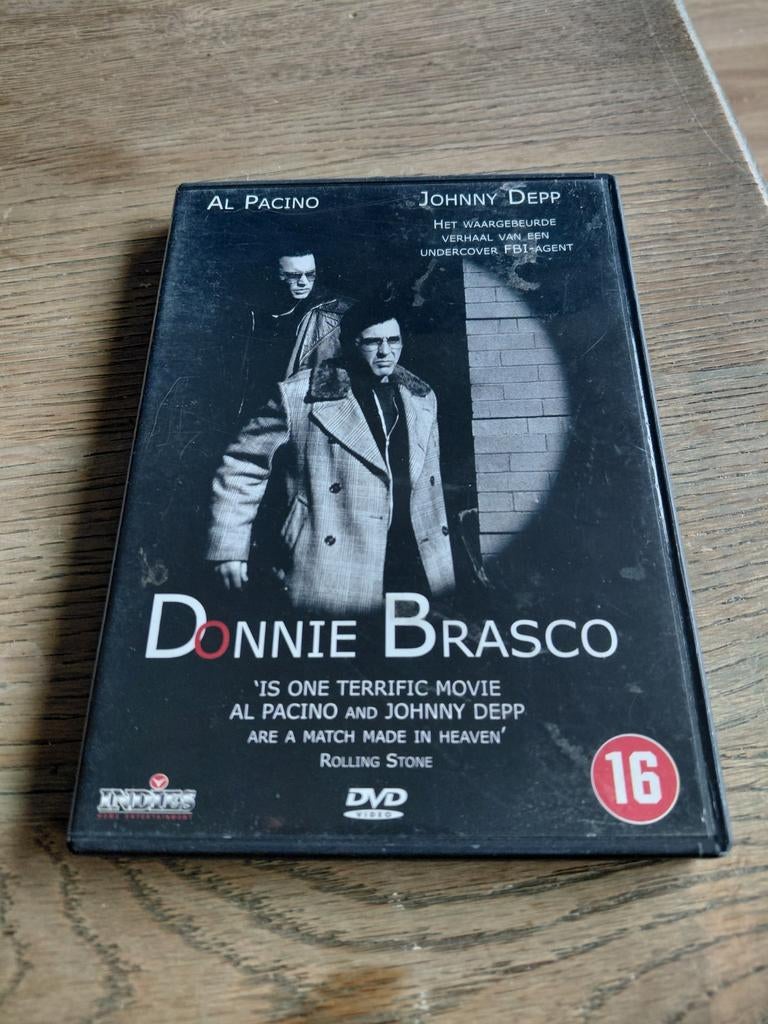 Donnie Brasco dvd. Johnny Depp. Al Pacino., Vanaf 16 jaar, Ophalen of Verzenden, Gebruikt, Maffia en Misdaad