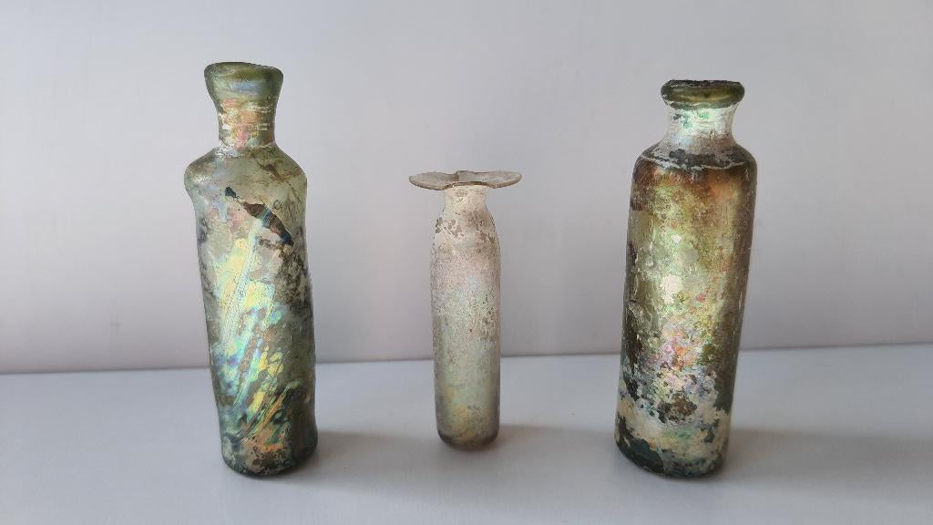 Antieke medicijnflesjes, 17e eeuw, Antiek en Kunst, Verzenden