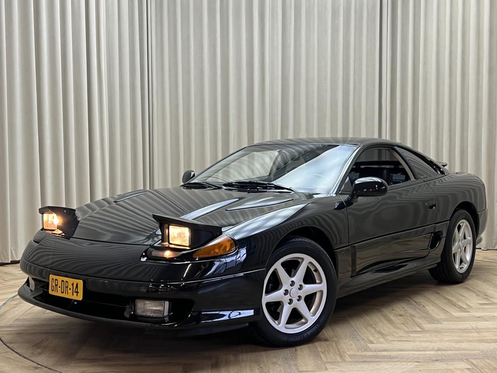 Dodge STEALTH RT *Mitsubishi 3000GT* DOHC 24V 222PK | Org NL, Auto's, Oldtimers, Zwart, 4 stoelen, Zwart, Bedrijf