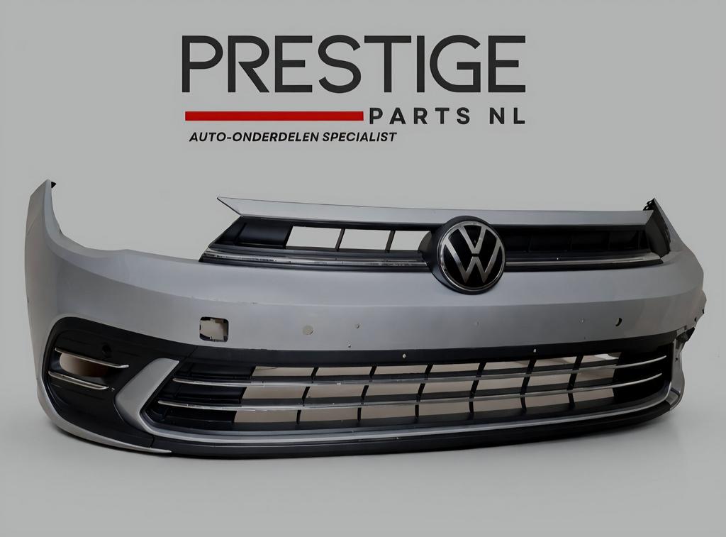 Voorbumper VW Polo 2G Facelift 6xPDC ORGINEEL BUMPER bj.2022, Gebruikt, -, Voor, Ophalen of Verzenden