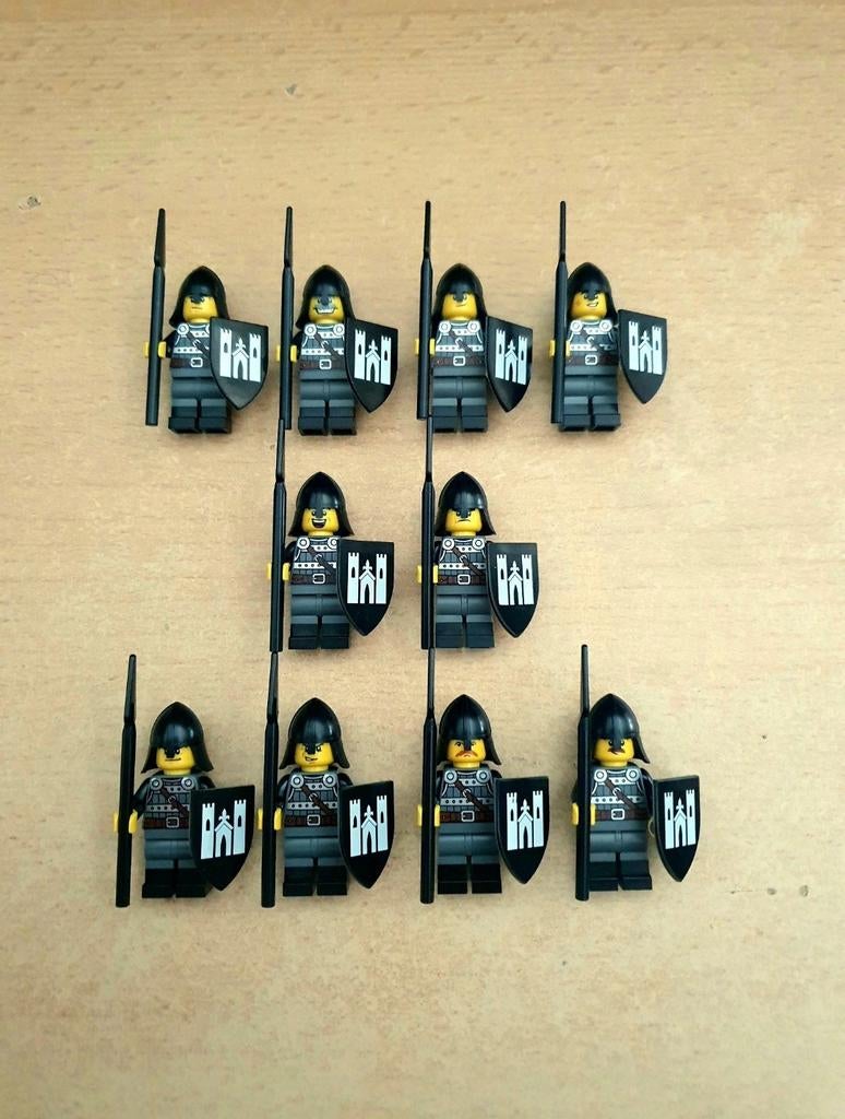 Lego Castle Medieval Black Knights Ridders Minifiguren, Kinderen en Baby's, Speelgoed | Duplo en Lego, Verzenden, Lego