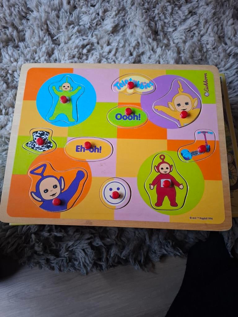 Houten puzzels, Ophalen, Minder dan 10 stukjes, 6 maanden tot 2 jaar