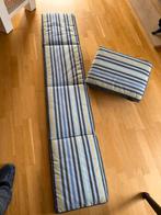 2 Picknickbank Kussens - 180x39 cm, Ophalen of Verzenden, Gebruikt, Overige materialen
