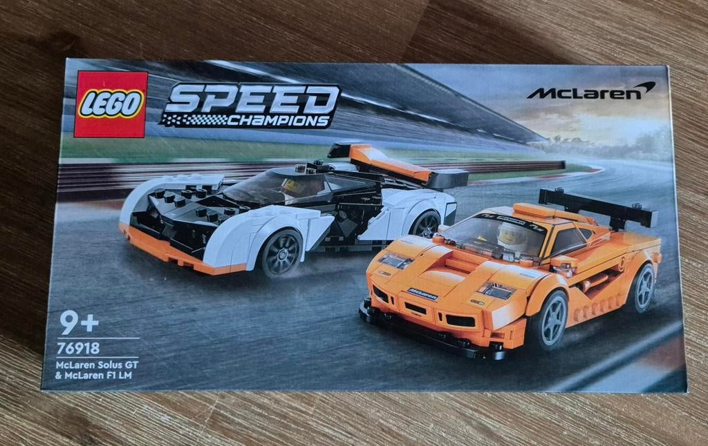 Lego Speedchampions 76918 Mclaren Solus GT & F1 LM, Kinderen en Baby's, Speelgoed | Duplo en Lego, Lego, Nieuw, Complete set, Ongeopend/sealed