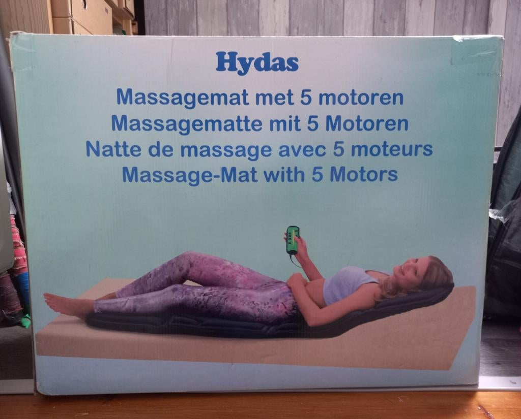 Massagemat met 5 motoren, Ophalen, Zo goed als nieuw, Massagestoel of Kussen