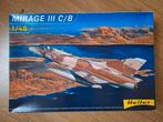 1:48 1/48 Heller Mirage III C/B, Ophalen of Verzenden, Zo goed als nieuw, Groter dan 1:72, Vliegtuig