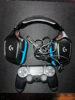 PS4 Controller + Logitech Gaming Headset, Ophalen of Verzenden, Zo goed als nieuw, Controller, PlayStation 4