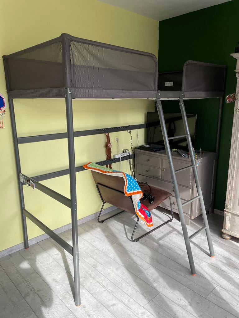 Hoogslaper IKEA, Kinderen en Baby's, Kinderkamer | Stapelbedden en Hoogslapers, Ophalen, Gebruikt, Hoogslaper