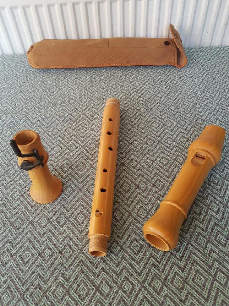Küng Tenorblokfluit 63 cm, Ophalen, Zo goed als nieuw, Tenor, Met koffer, hoes of etui