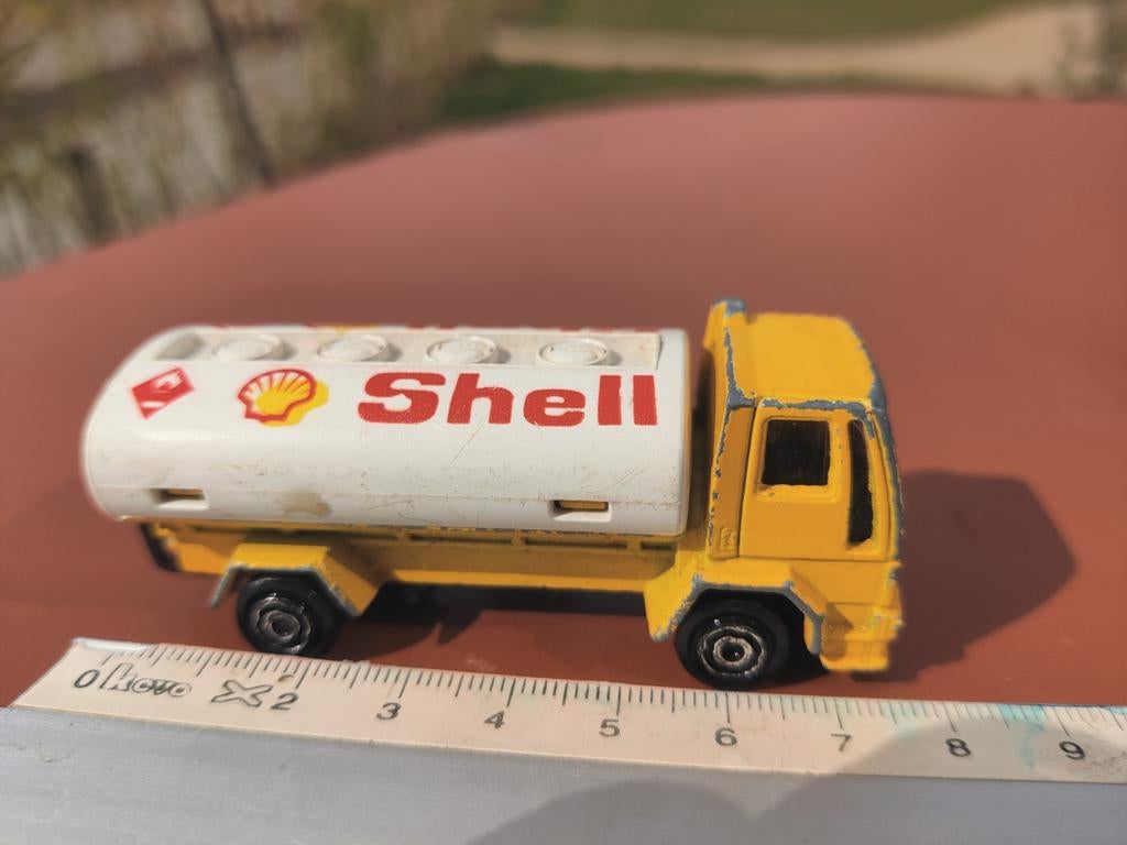 Vintage Matchbox Shell Tankwagen - Made in France, Hobby en Vrije tijd, Modelauto's | Overige schalen, Ophalen of Verzenden, Gebruikt