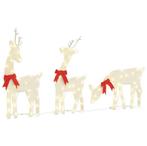 Kerstdecoratie rendier 3 st 90 LED's warmwit, Ophalen, Nieuw