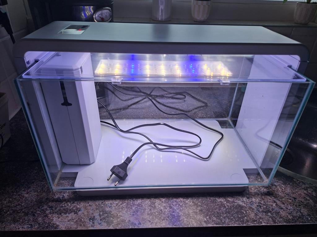 Superfish Home 30 Aquarium - Wit, Dieren en Toebehoren, Vissen | Aquaria en Toebehoren, Zo goed als nieuw, Leeg aquarium, Ophalen