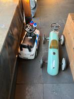 2 Loopauto's: Politie Mercedes en Vintage Raceauto, Ophalen, Gebruikt, Loopvoertuig