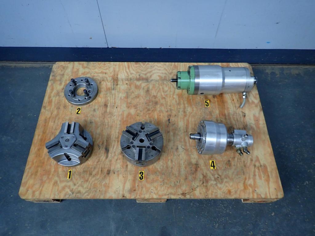 CNC klauwplaten , trek / duw unit Forkardt , Kitagawa, Doe-het-zelf en Verbouw, Draaibanken, Niet ingevuld, Gebruikt, Niet ingevuld